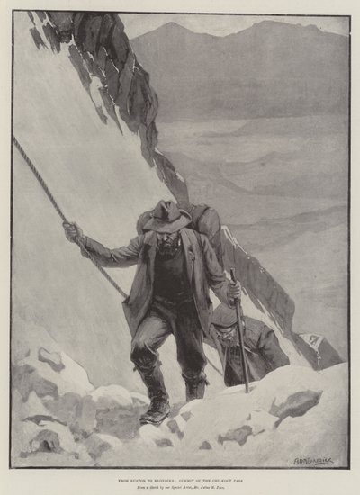 Vom Euston zum Klondike, Gipfel des Chilkoot-Passes von Arthur David McCormick